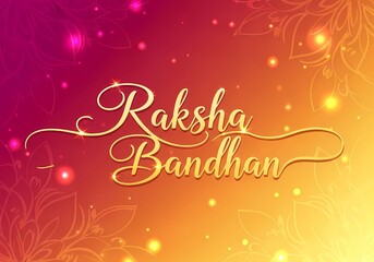 Raksha Bandhan celebration with vibrant floral design for greeting cards and festive decor