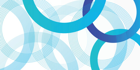 Abstract banner background. Simple blue circle shape design. Suit for brochure, business, poster, cover, flyer, booklet, vector modern colorful  design .