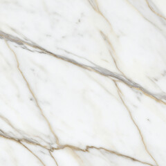 Seamless White Marble Texture with Elegant Gray and Gold Veins
