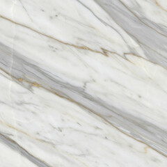 Obraz premium Seamless White Marble Texture with Elegant Gray and Gold Veins