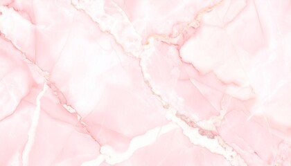 Fototapeta premium Rose Quartz Marble Texture with Veins and Swirls, Abstract Background