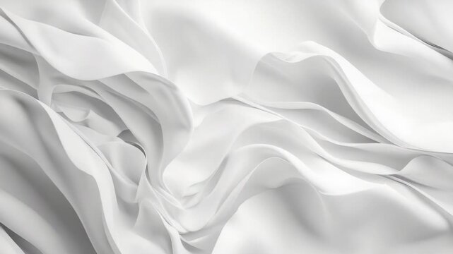 A close-up shot of folded white cloth