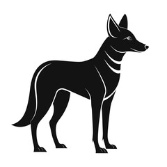 Minimal Dingo Vector Illustration 