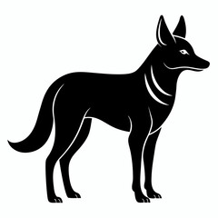 Minimal Dingo Vector Illustration 