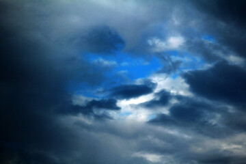 Dramatic skies and a hopeful peek of blue