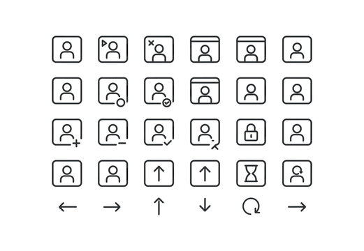 vector outline icons Session (Basic) session icon session start session end session open session closed session active session inactive session valid session invalid session new session old.