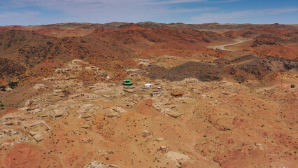 Ongiin Khiid Monastery ruins in Mongolia