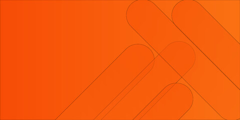 Abstract orange background with diagonal lines. Dynamic shapes composition.