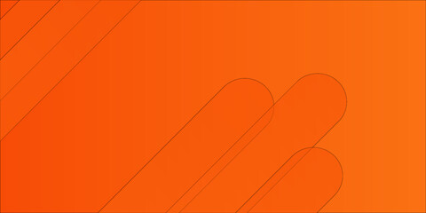 Abstract orange background with diagonal lines. Dynamic shapes composition.