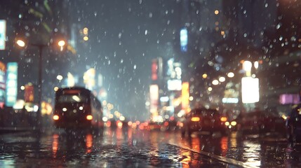 time lapse of traffic in the city