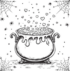 “The Cauldron That Cooked in Heartbeats” (or) “Spell of Softness, Stirred in Shadows”