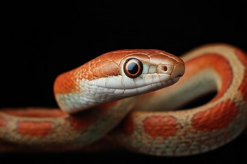Obraz premium Snake close up