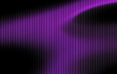 Waves of electric purple flow on dark black abstract noisy texture background, vertical textured lines, velvet, backdrop website design, banner