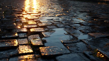 stone path in the city