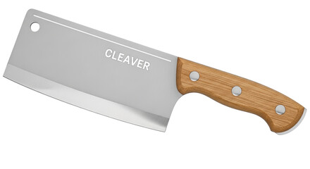 Isolated Cleaver Knife