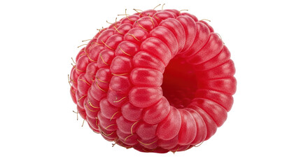 Isolated Raspberry Half