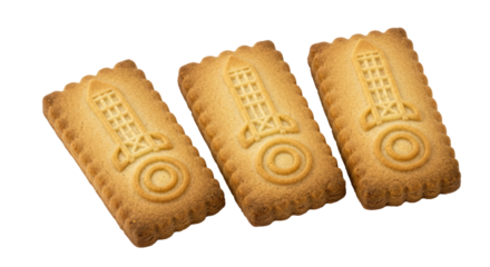 Isolated Rocket Ship Cookies