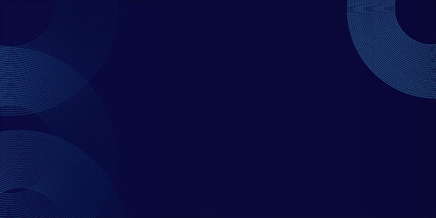 Abstract blue glowing geometric lines modern shiny blue circle lines pattern. Suit for cover,  banner, brochure