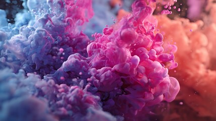 Obraz premium background of chemical reaction mixtures