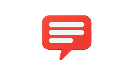 Isolated Speech Bubble Icon