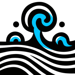 the sun sets and rises over the ocean