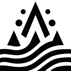 the sun sets and rises over the ocean