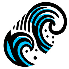 the sun sets and rises over the ocean