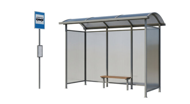 Isolated Bus Stop
