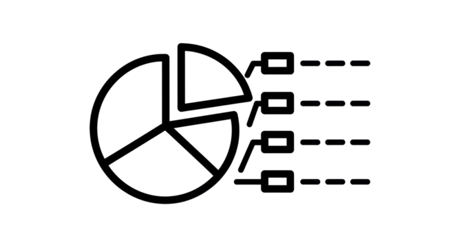 Isolated Pie Chart Icon