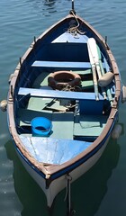 Small boat in the water