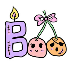 Cute Halloween Pastel with Coquette