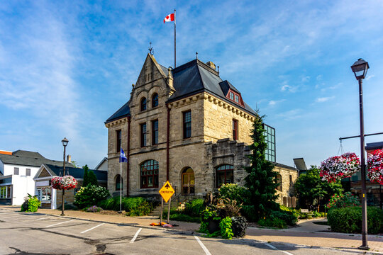 Various views of Goderich, a small Canadian, Ontario serene town located on the shores of lake Huron.