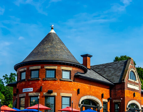 Various views of Goderich, a small Canadian, Ontario serene town located on the shores of lake Huron.