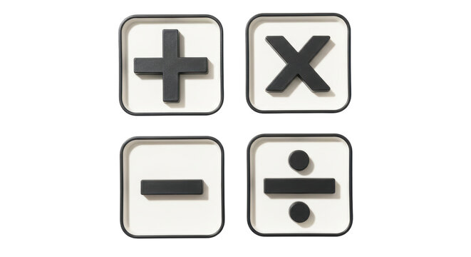 Isolated Math Symbols