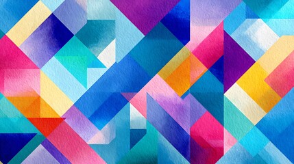 abstract background with colorful geometric