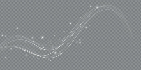 Stream of fresh wind png. Imitation of the exit of cold air from the air conditioner. Cold winter wind texture. Holiday vector blizzard. Christmas effect of a cold blizzard. Vector PNG.