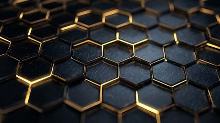seamless pattern with honeycomb