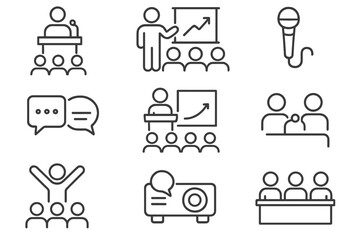 Engaging presentations illustrate communication and collaboration in professional settings with diverse audience interactions