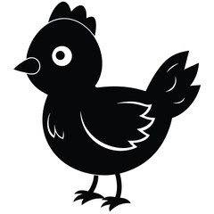 chick cartoon vector illustration
