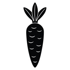 easter carrot vector illustration