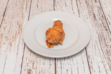 Fried chicken wings covered in spicy barbecue sauce, perfect for those who love bold flavor