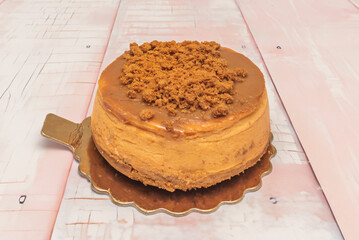 Cookie loot Cheesecake: Cream Cheese with Speculoos and Salted Caramel