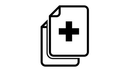 Obraz premium Isolated Add Files, 3D Render