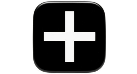 Isolated Plus Sign Icon