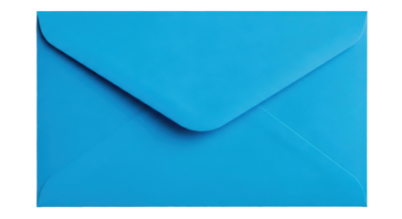Isolated Blue Envelope