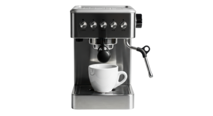 Isolated Espresso Coffee Machine