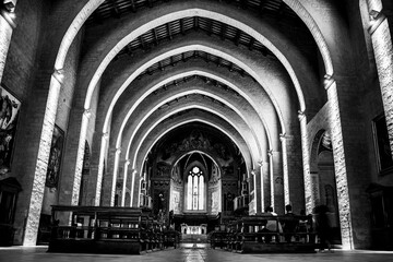 interior of the cathedral of the virgin mary