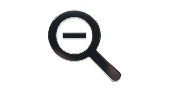 Isolated Zoom Out Icon