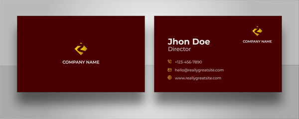 Gold Accent Premium Business Card