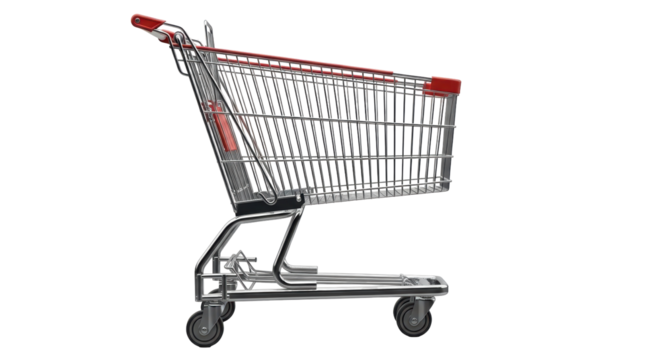 Isolated Shopping Cart